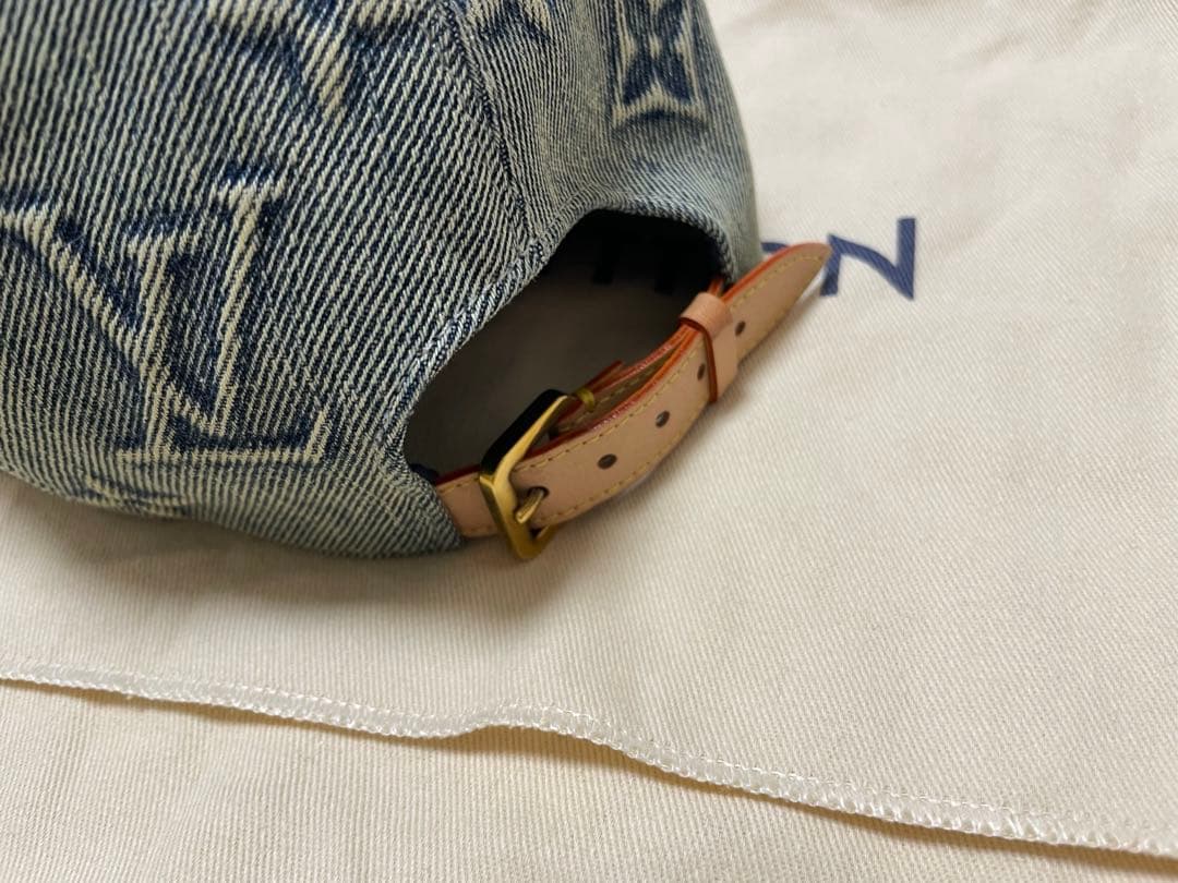 帽子 Louis Vuitton Monogram Washed Denim Cap