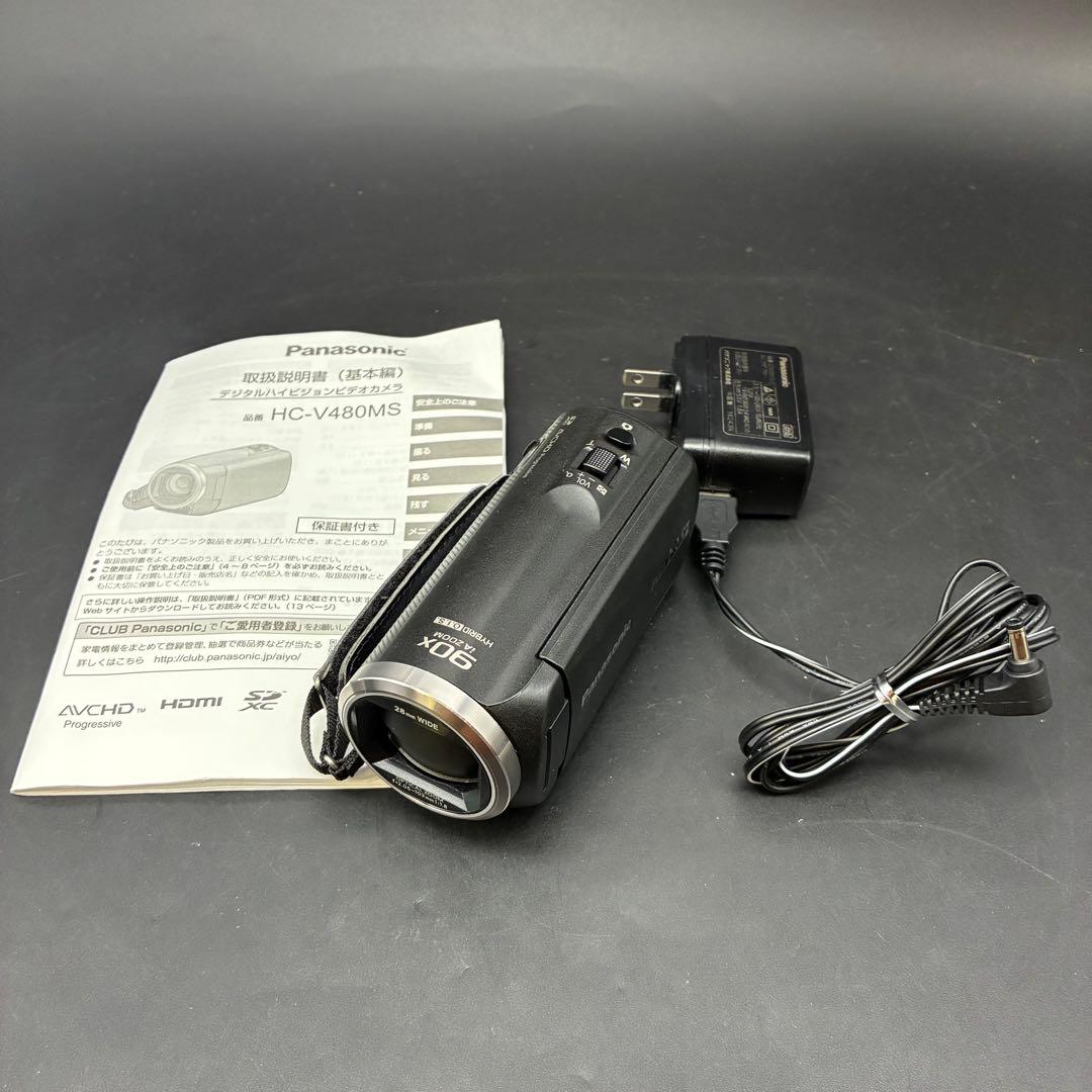 【動作確認済み】Panasonic HC-V480MS ビデオカメラ 説明書付き