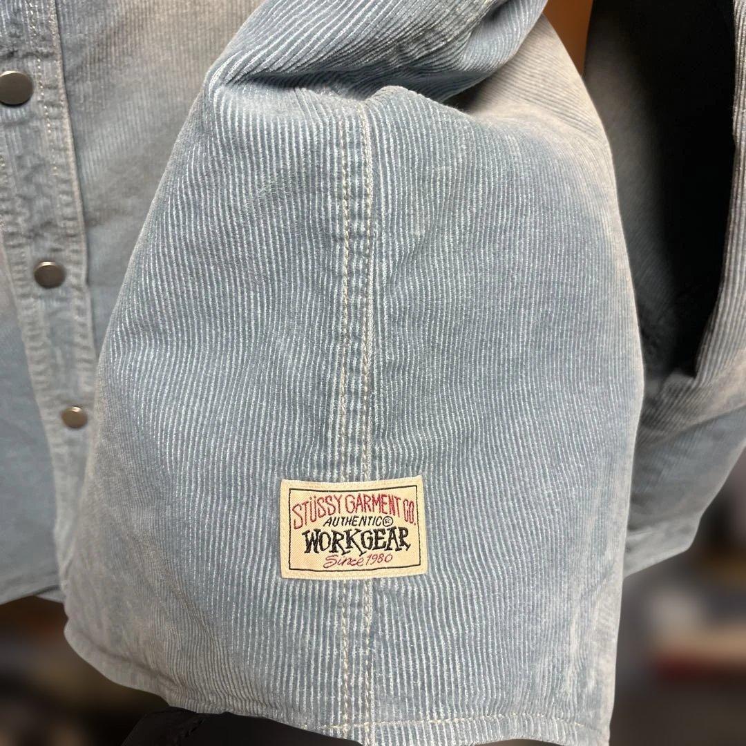 stussy workgear コーデュロイシャツ