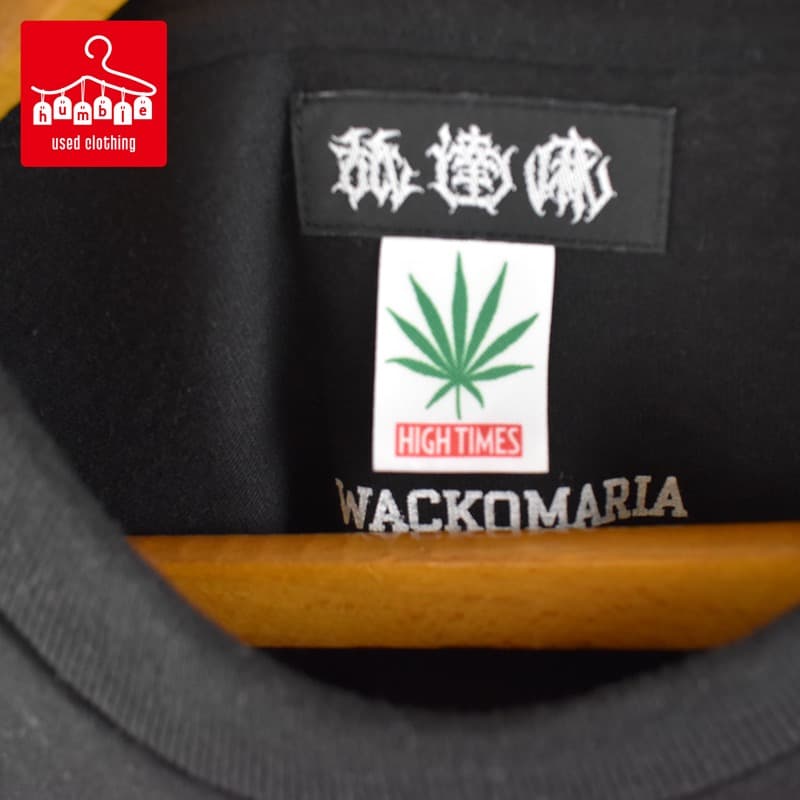超美品/舐達麻/WACKOMARIA HIGHTIMES/黒 Tシャツ
