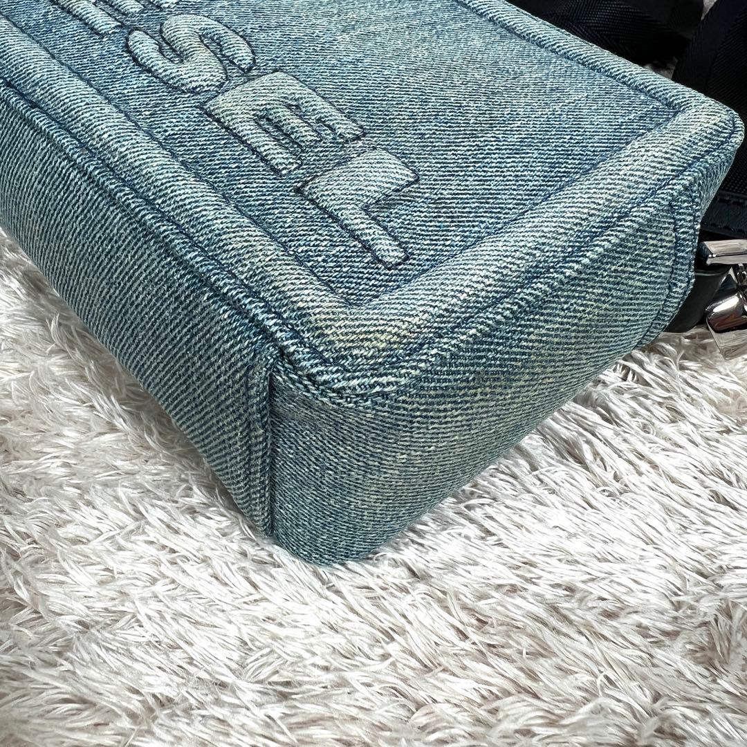 DIESEL ディーゼル　ショルダーバッグ　カメラ　ボディ　デニム　ポーチ　ロゴ
