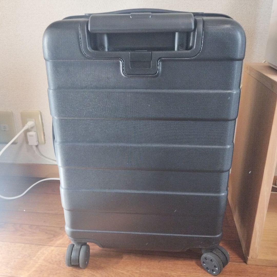 無印良品 35L ブラックキャリーケース TSAロック付き