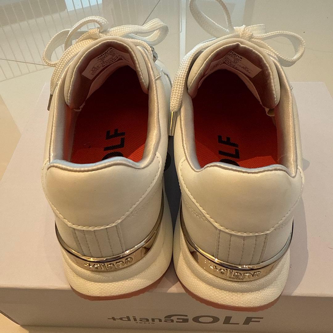dianGOLF ホワイト ゴルフシューズ