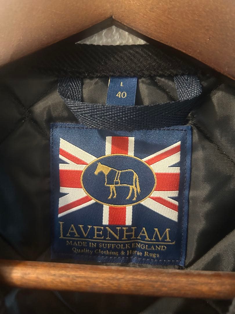 ジュン　LAVENHAM☆ ダブリン メンズ　 キルティングベスト