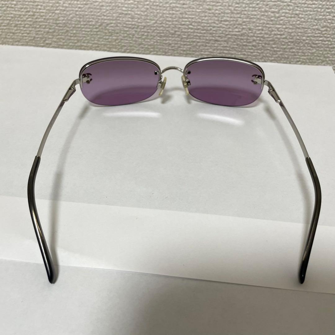 CHANEL サングラス 4099 リムレス ココマーク パープル