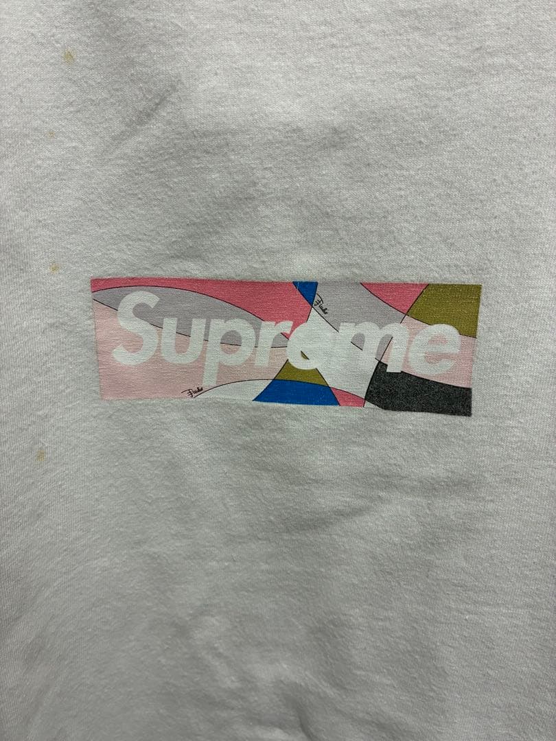 Supreme x Emilio Pucci Tシャツ XL ホワイト
