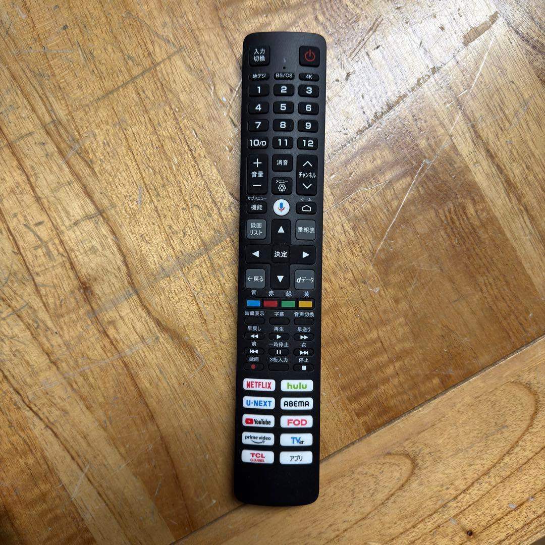 TCL 50V型 4K 液晶テレビ Google TV 50V6B 2024年製