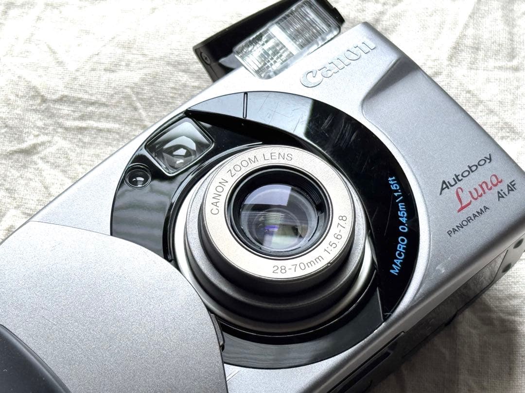 ⌘完動品！ 電池付き、作例あり！ Canon Autoboy Luna⌘