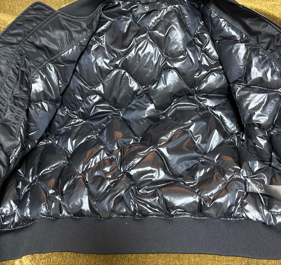 UNIQLO+J ユニクロ　ブラック MA-1 XL 黒　プラスジェイ