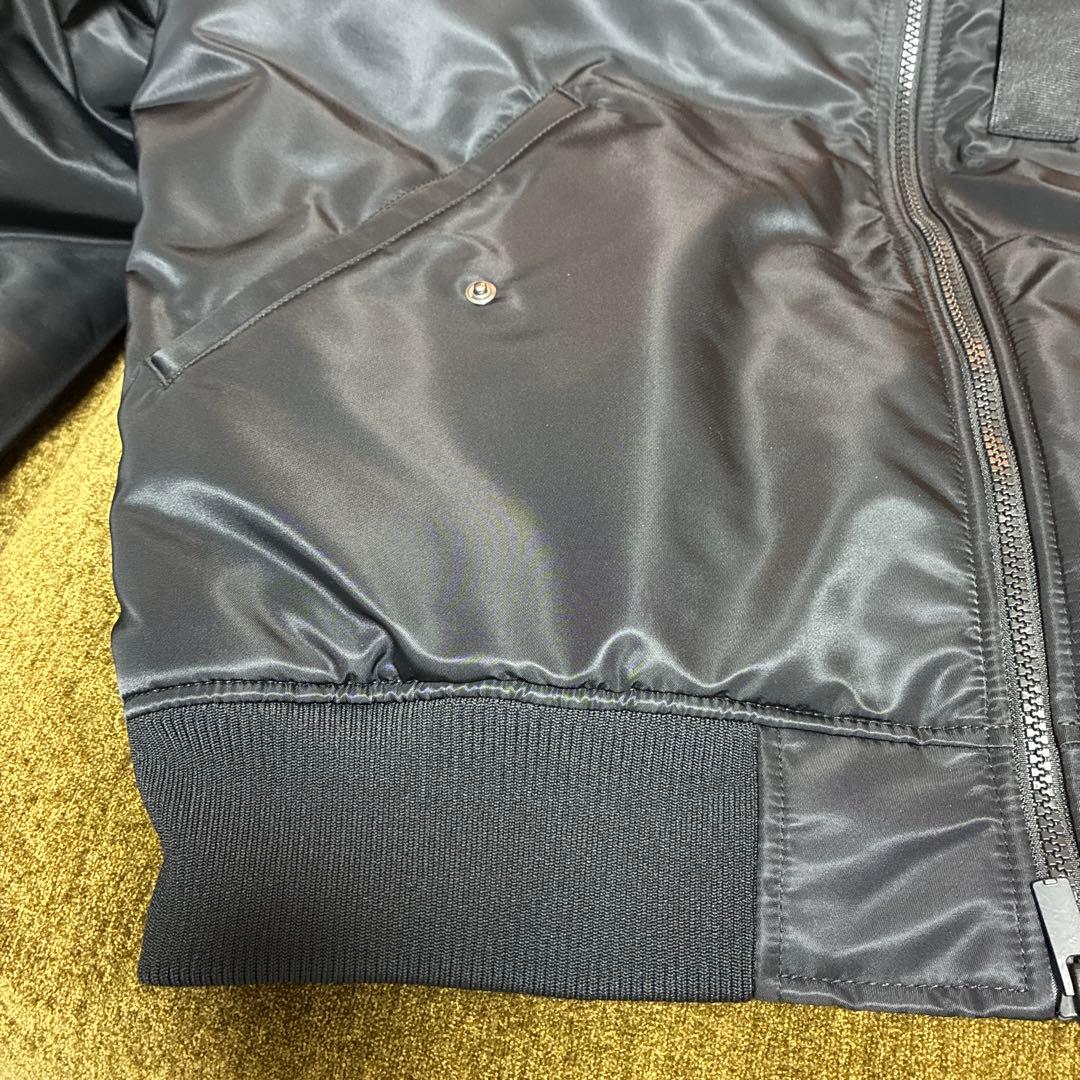 UNIQLO+J ユニクロ　ブラック MA-1 XL 黒　プラスジェイ