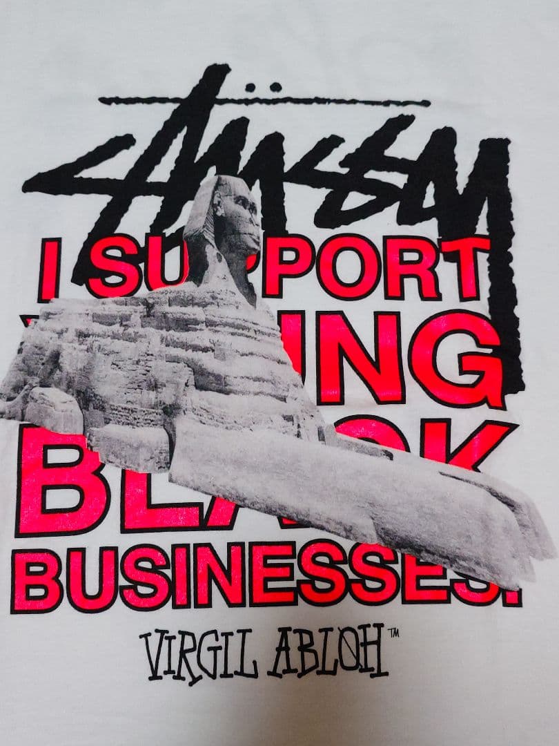 Stussy × Off White Tシャツ