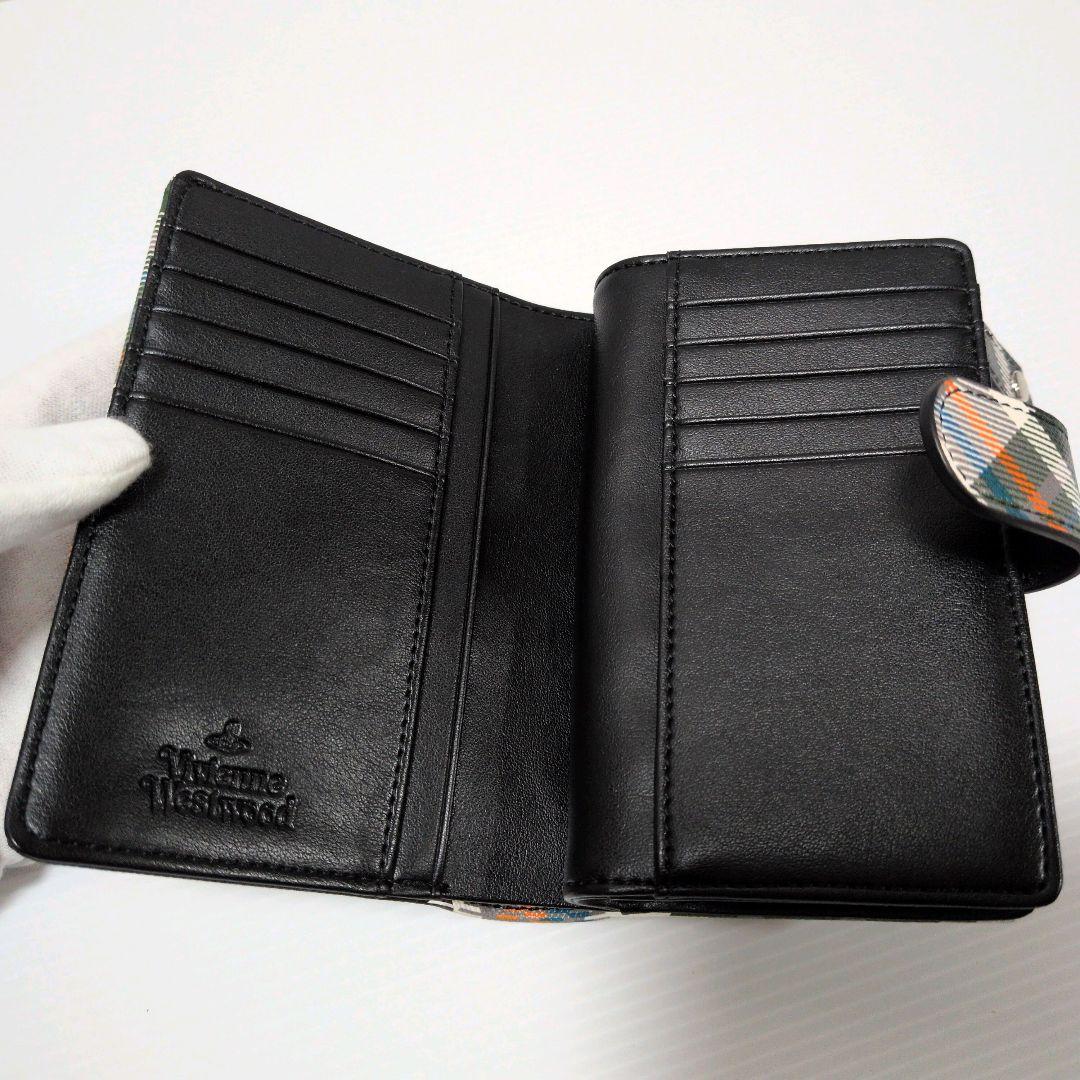 アリエル　ヴィヴィアンウエストウッド 二つ折り財布 グリーン マルチ
