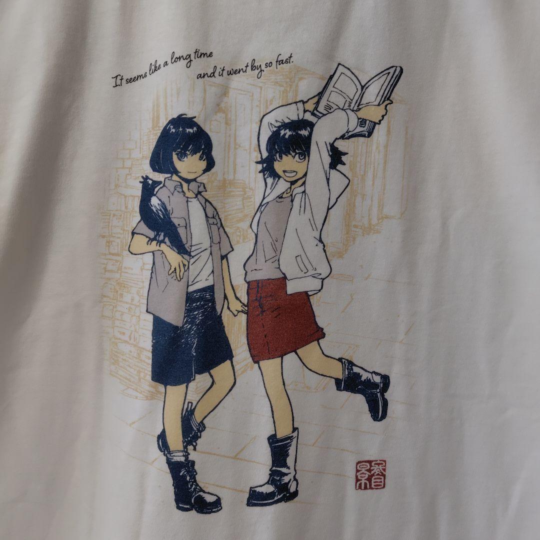 冬目景　画業30周年記念グッズ　キャラクターイラスト　Tシャツ　グランドジャンプ