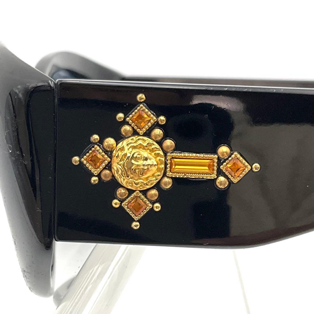 GIANNI VERSACE ヴェルサーチ サングラス レンズ青系 ソフトケース
