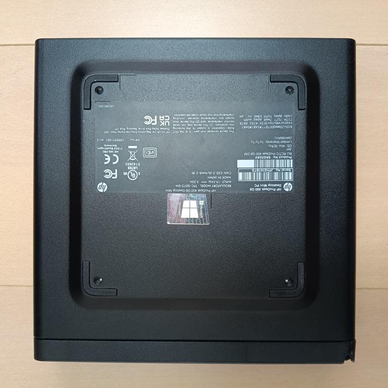 ミニPC HP ProDesk 400 G6 Desktop Mini + Office