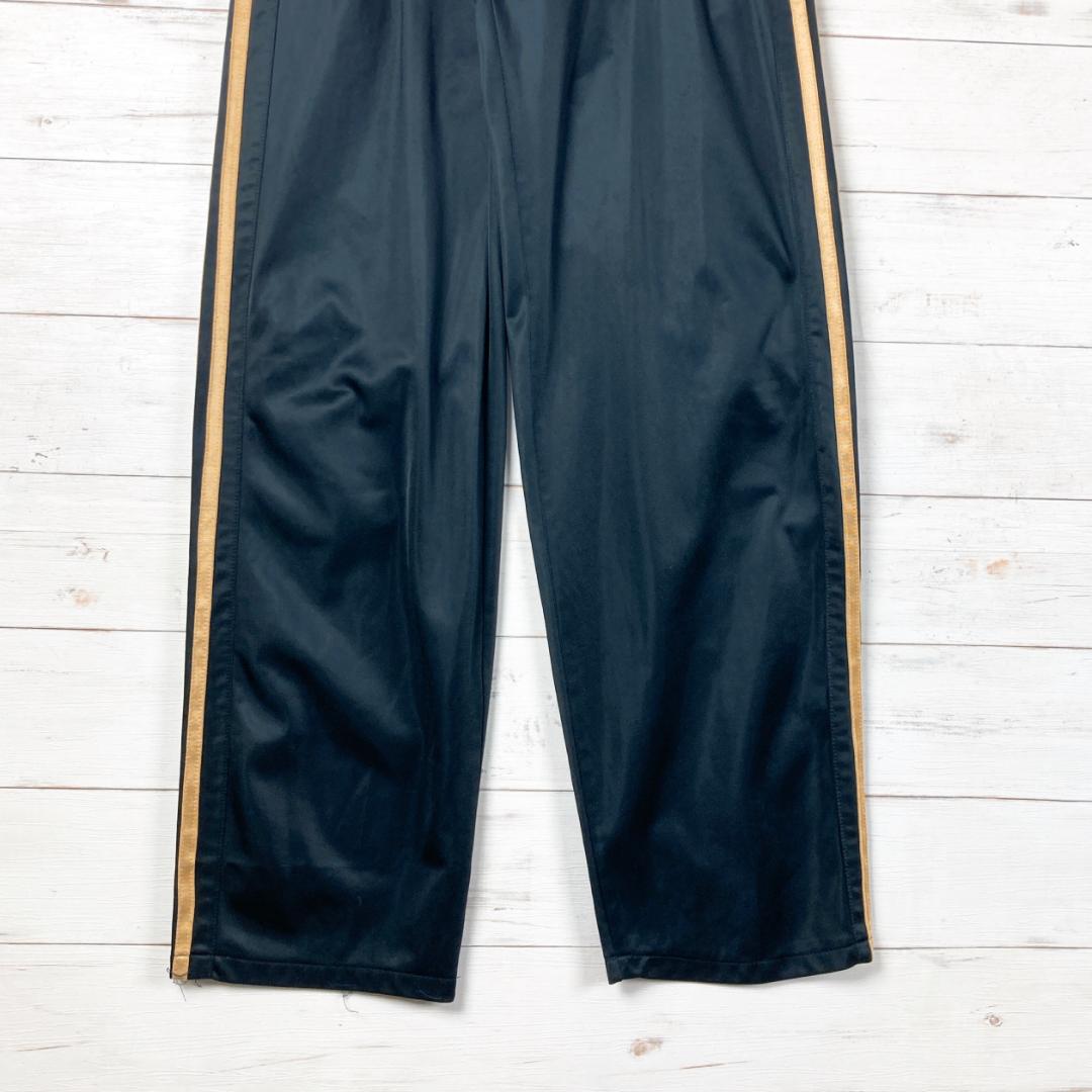 アディダス　パンツ　ジャージ　トレフォイル　裏毛　黒　XXL　38