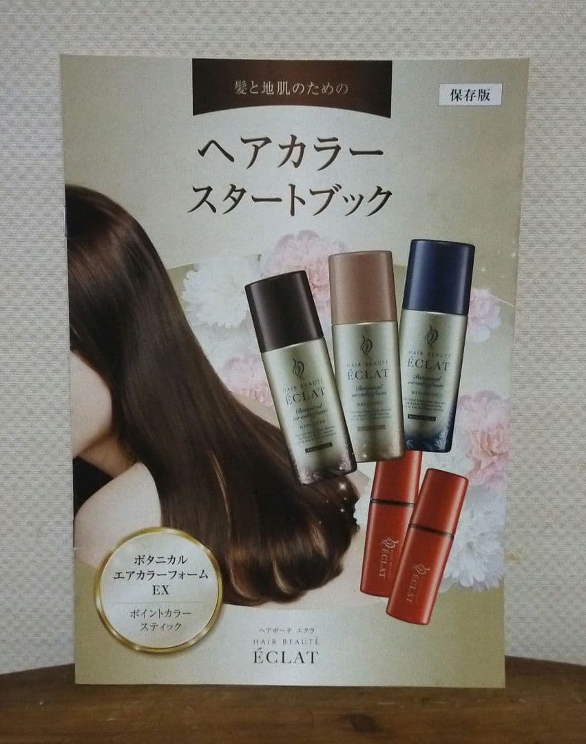 【新品】ヘアボーテ エクラ ボタニカル エアカラーフォーム EX ダークブラウン