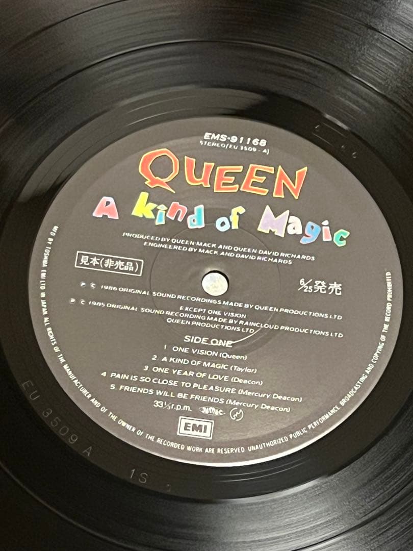【PROMO】Queen A Kind Of Magic 国内盤