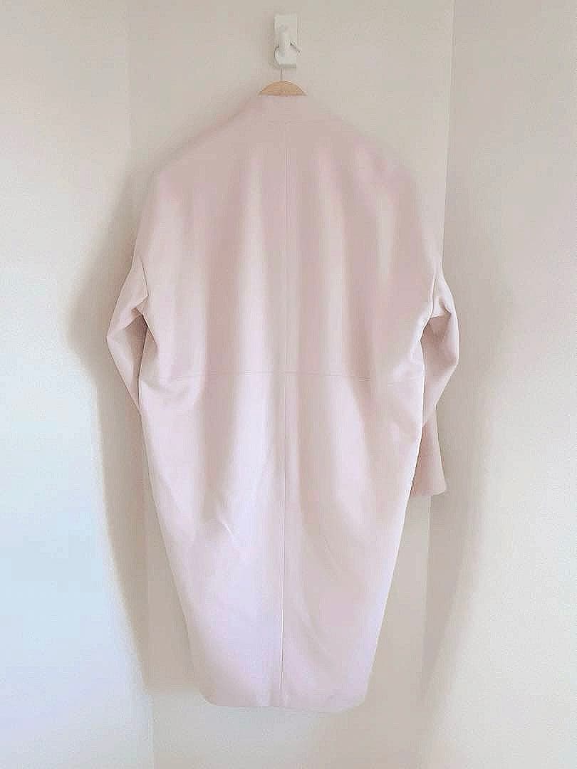 ESTNATION コクーンロングコート（beige pink）ウールコート