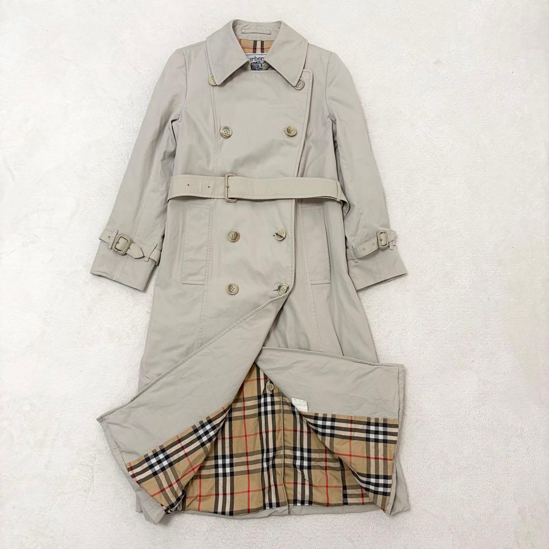 【美品】Burberrys バーバリー トレンチコート ノバチェック ベルト付