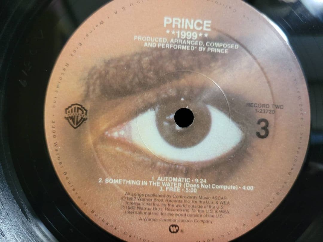 Prince 『1999』プリンス オリジナル　USA盤