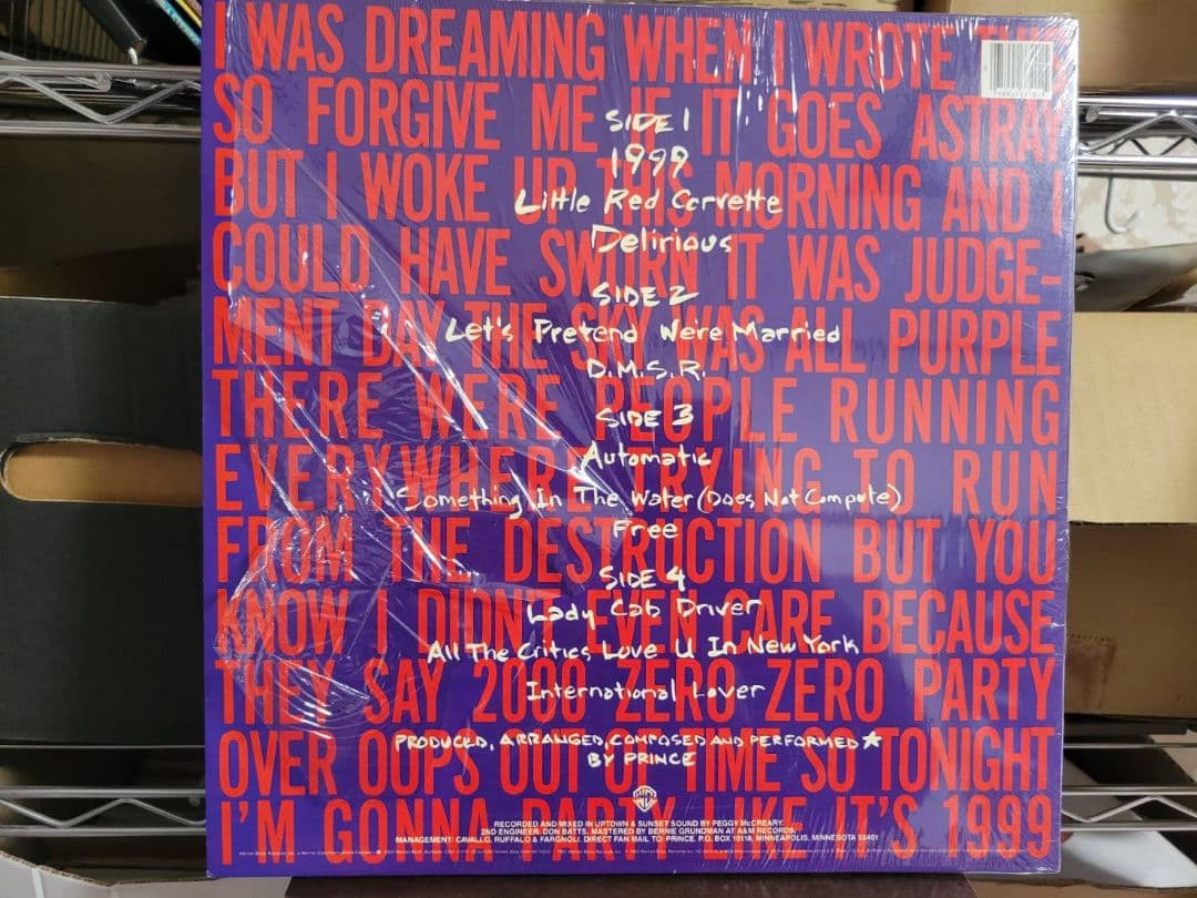 Prince 『1999』プリンス オリジナル　USA盤