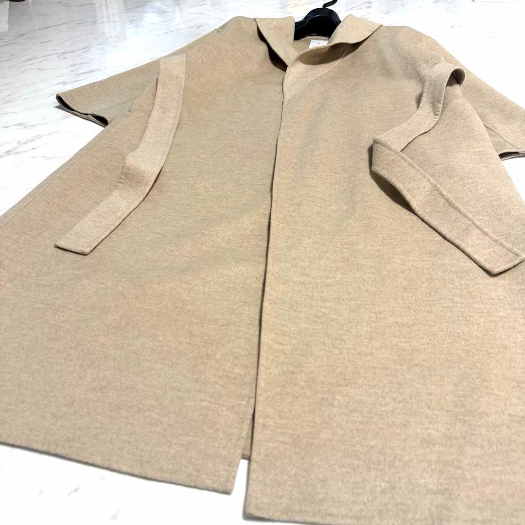 【美品】破格✨️ノーブル COLOMBO カシミヤ混 W/Caリバー ラップコート