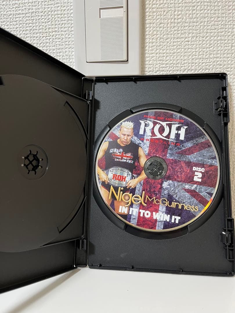 【美品レア物】ROH ナイジェル マッギネス DVD（2枚組）