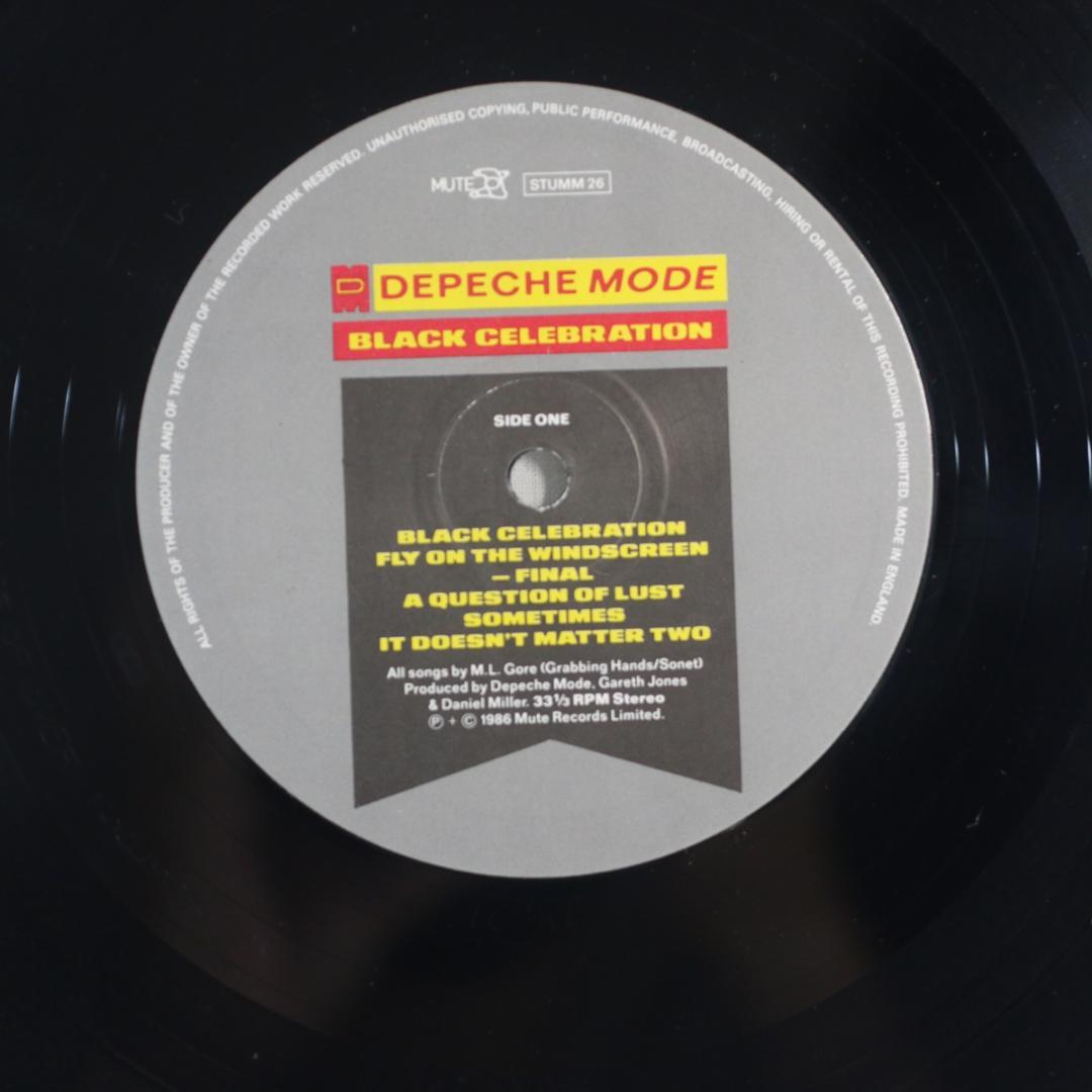 英LP Depeche Mode Black Celebration UK盤
