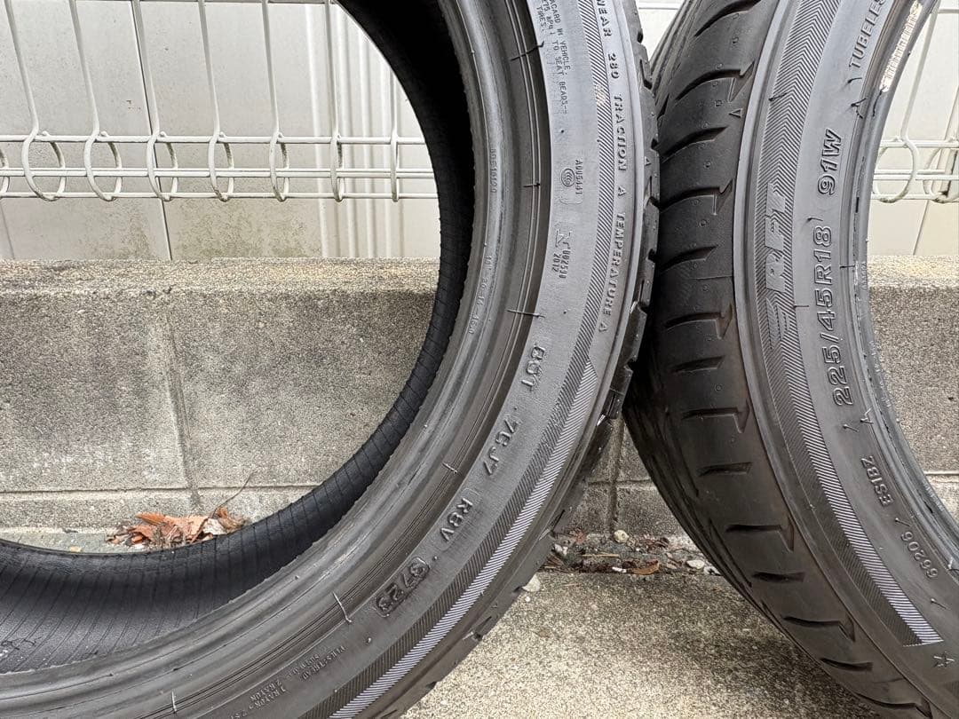 BRIDGESTONE POTENZA 225/45R18 2本セット