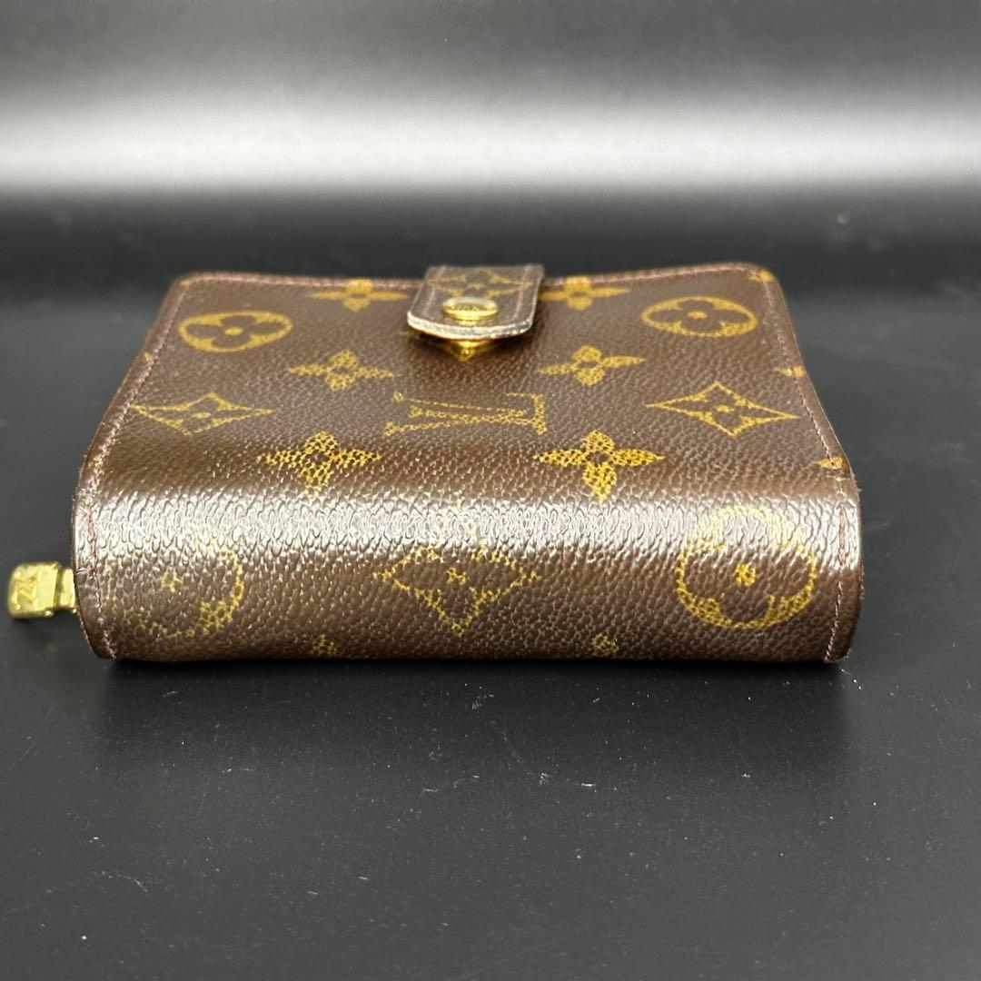 【美品☆】ルイヴィトン コンパクトジップ　モノグラム　折り財布
