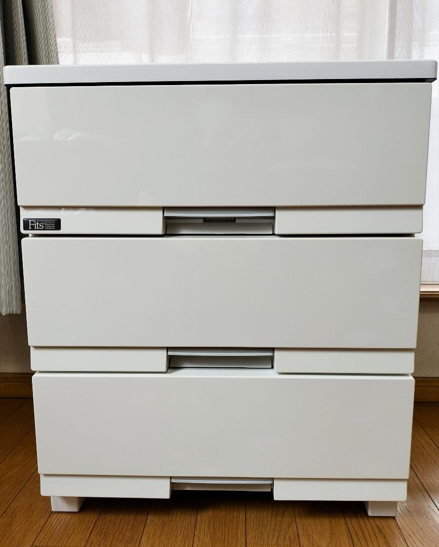 【美品】フィッツプラスプレミアム 3段 セラミックホワイト【FP5503】