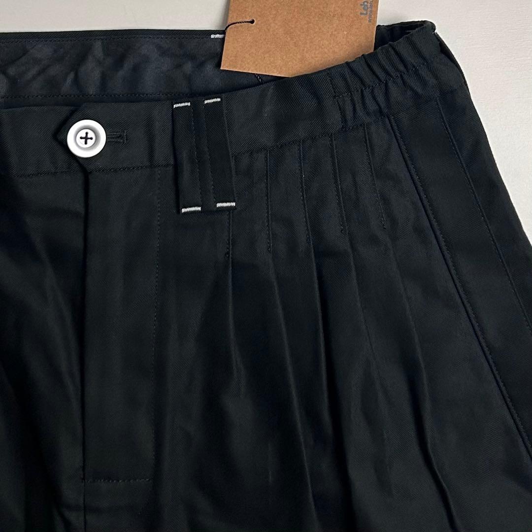 【未使用】Leh(レー)5タックコットンサルエルパンツ/ブラック/2020AW
