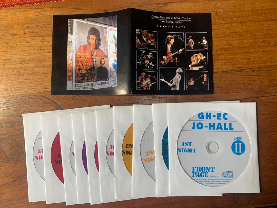 洋楽 e Harrison with Eric Clapton 10CD
