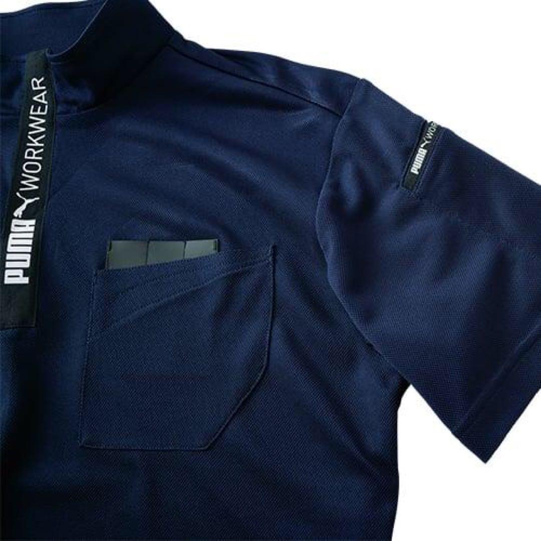 PUMA WORKWEAR プーマ　半袖ジップシャツ LL 2枚