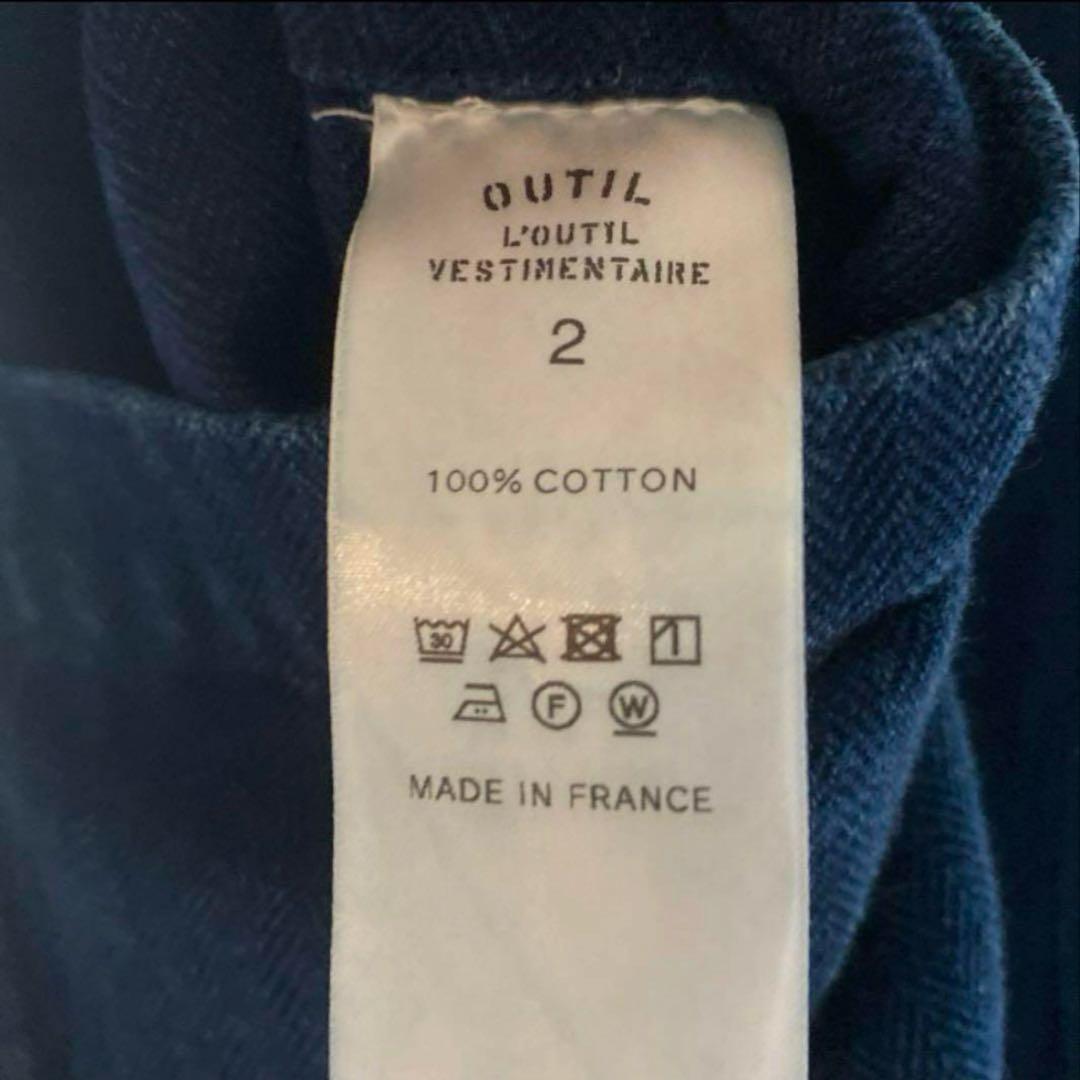 OUTIL ヘリンボーン インディゴジャケット outil フレンチ ミリタリー