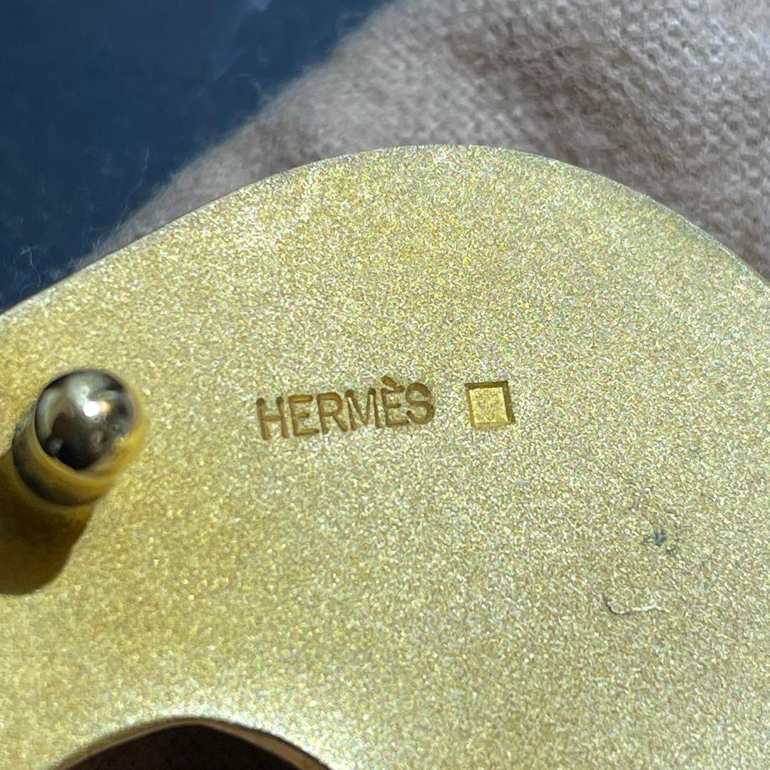 エルメス HERMES エレファント 象デザイン 金色バックル 希少