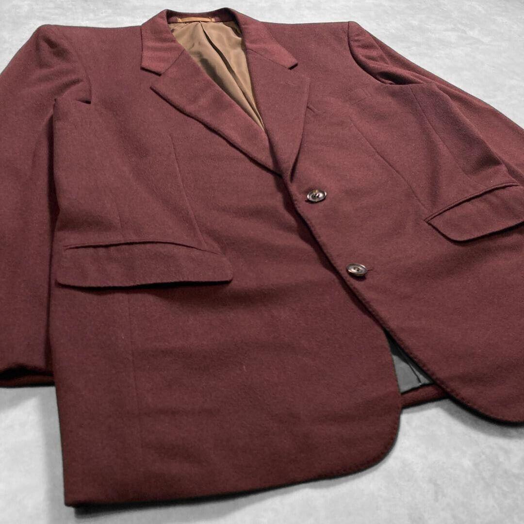 Mas様 Christian Dior カシミヤ 100 ジャケット XL 赤茶