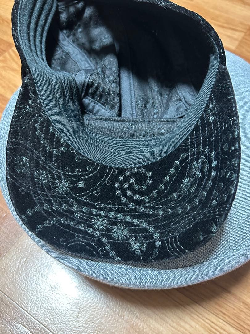 Supreme Velvet Paisley Camp Cap 美品