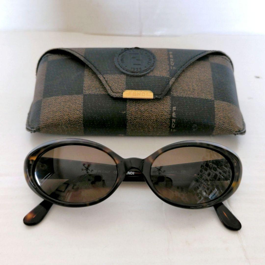【美品】FENDI ヴィンテージ サングラス FS190 べっ甲柄　ケース付