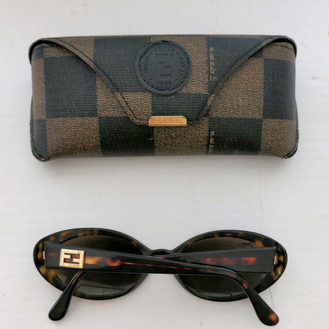 【美品】FENDI ヴィンテージ サングラス FS190 べっ甲柄　ケース付