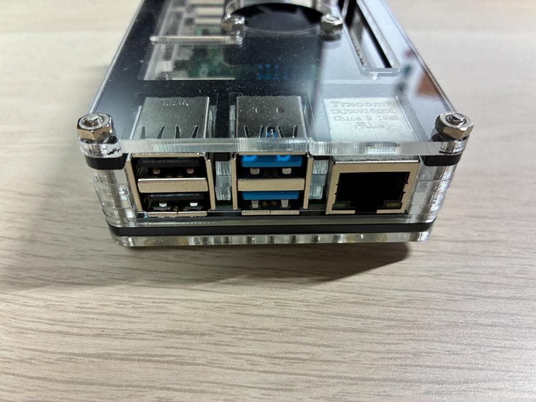 Raspberry Pi4 ModelB 4GB ケース+電源ケーブル付き