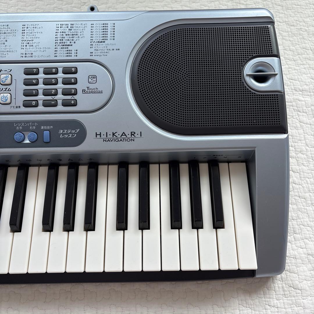 本日限定価格CASIO LK-41 キーボード 光ナビゲーション　スタンド譜面台