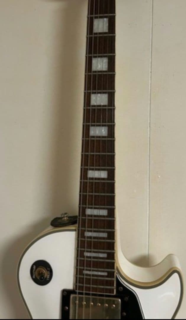 Epiphone Les Paul custom Gibson刻印　ホワイト