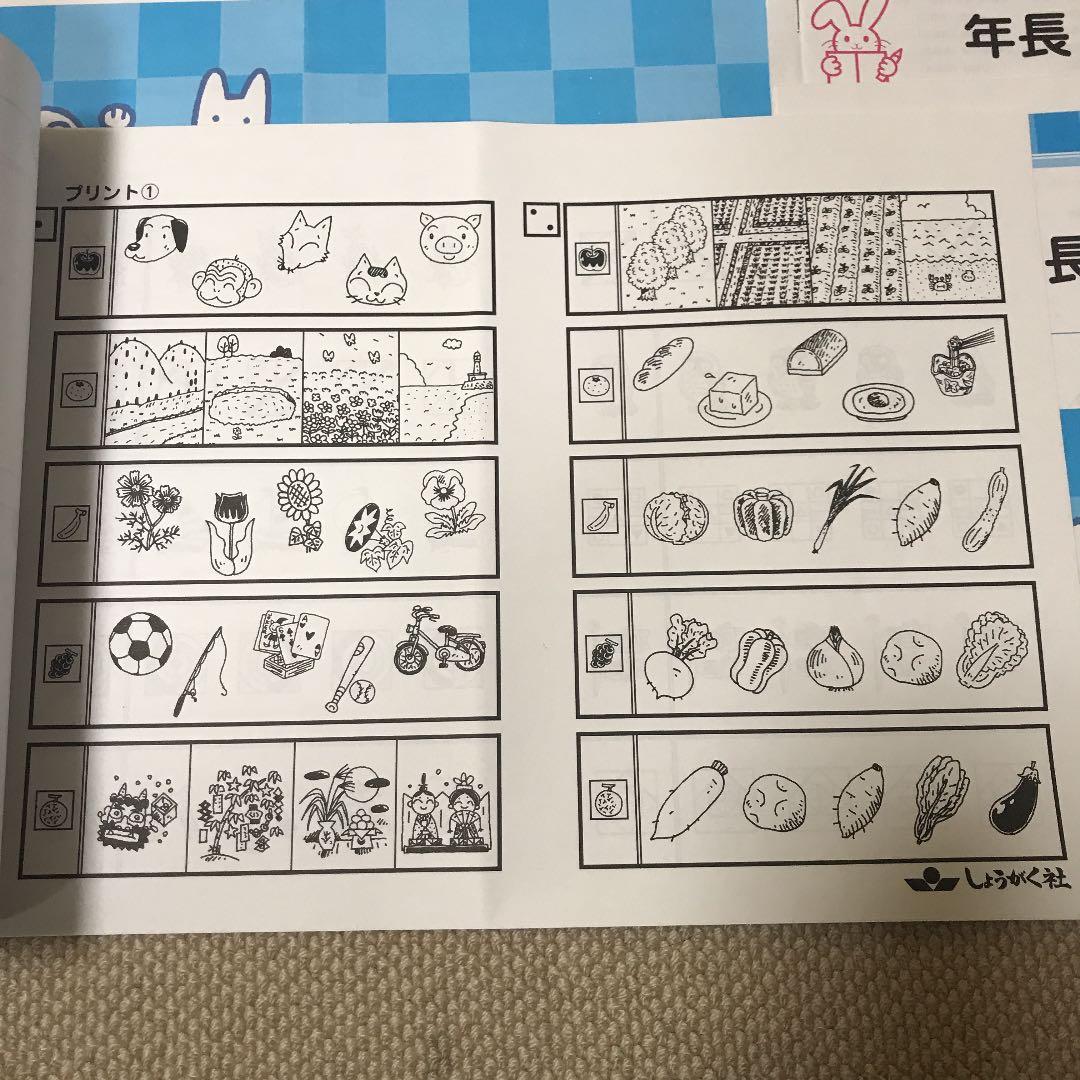 しょうがく社　年長ホームワーク　小学校お受験対策用