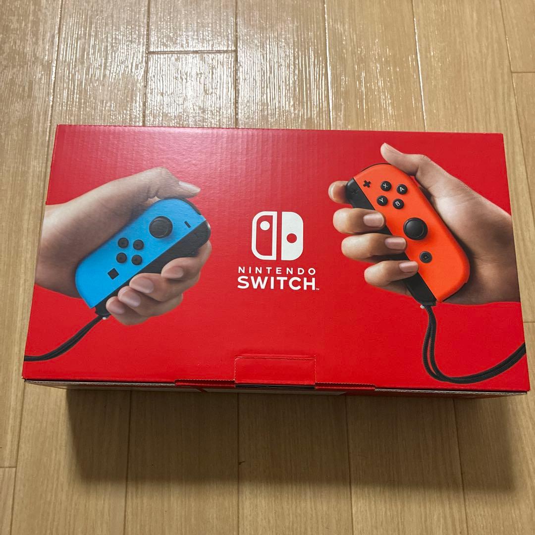 Nintendo Switch 本体 青とオレンジのジョイコン付き