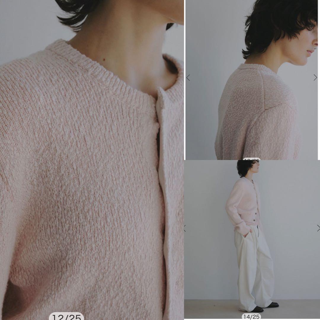 ETRE TOKYO 26SS ファンシーヤーンクルー ネックニットカーディガン