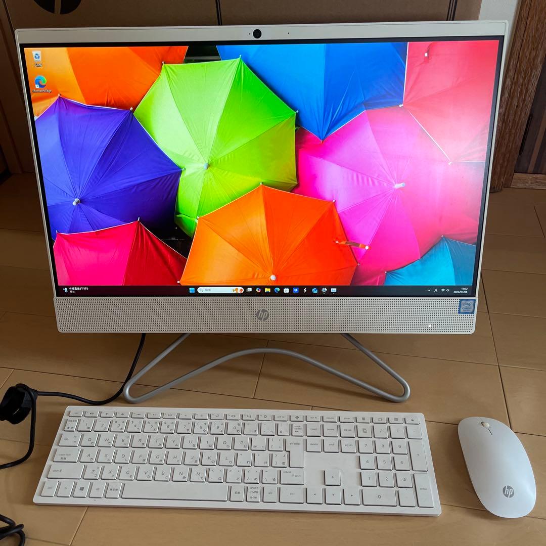 HP Core i3 8GB HDD2TB 24インチ　デスクトップ PC