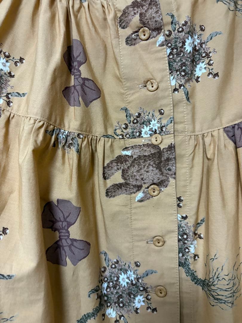 ケティ ketty テディベア オレンジブラウン スカート