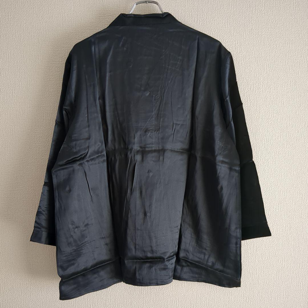 未使用 MISSENG シルク 100% パジャマ 上下 黒 PURE SILK